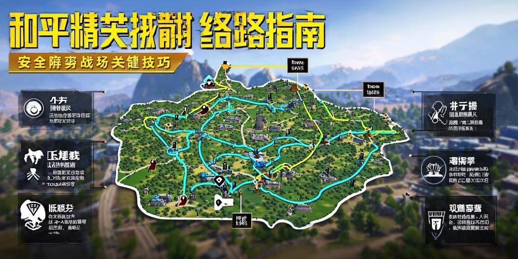 和平精英撤退路线指南，安全撤离战场的关键技巧，和平精英安全撤离战场，撤退路线与关键技巧指南