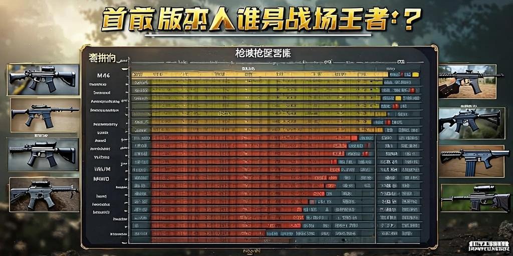和平精英版本qiang械梯度解析，当前版本谁才是战场王者？和平精英版本qiang械梯度解析，当前版本战场王者是谁？