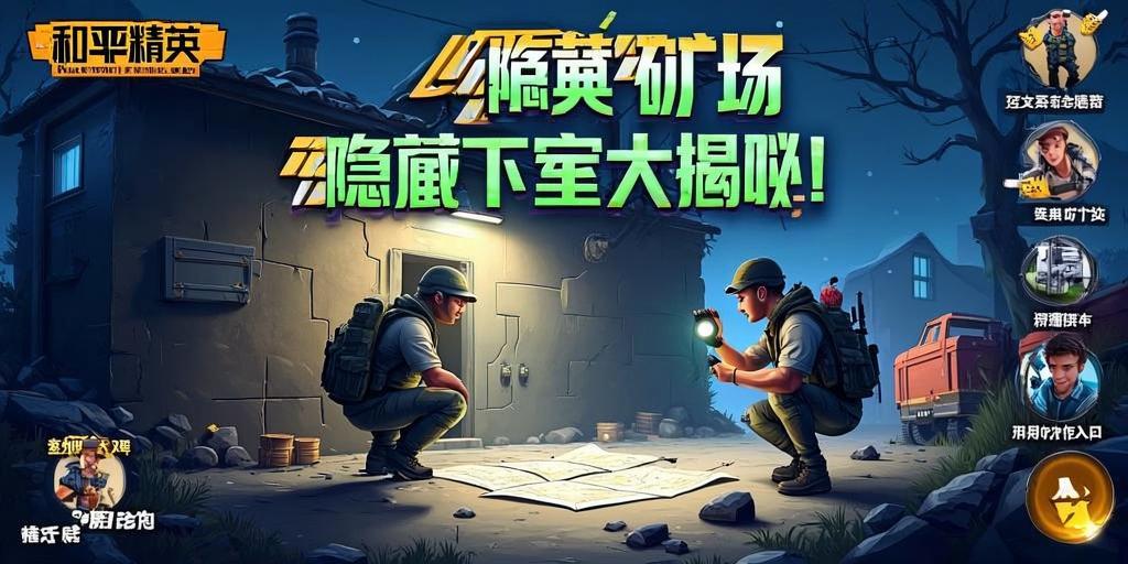 和平精英矿场隐藏地下室大揭秘！这些技巧助你轻松吃鸡，和平精英矿场隐藏地下室全攻略，技巧助你制霸战场！