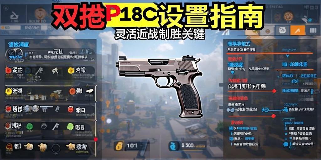 详细阅读:和平精英双持P18C设置指南,灵活近战的制胜关键,和平精英双持P18C近战制胜设置全攻略 和平精英双持P18C设置指南,灵活近战的制胜关键,和平精英双持P18C近战制胜设置全攻略