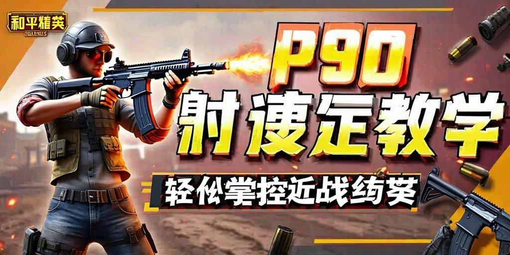 和平精英P90射速压制教学，轻松掌控近战节奏！P90射速压制技巧，近战制霸和平精英的终及教学！